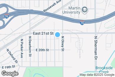 Map image of the property - 2043 Adams St