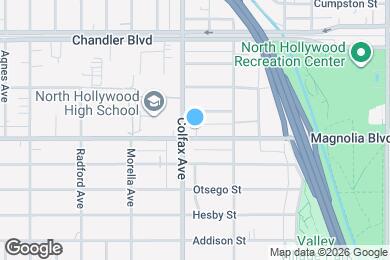 Map image of the property - 11685 Magnolia Blvd