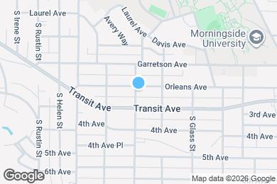 Map image of the property - 3300 Orleans Ave
