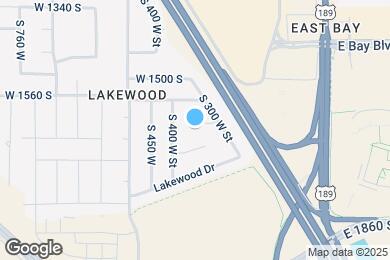 Map image of the property - 333 W 1610 S