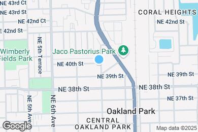 Map image of the property - 3961 NE 10th Ave