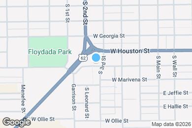 Map image of the property - 420 W Crockett St