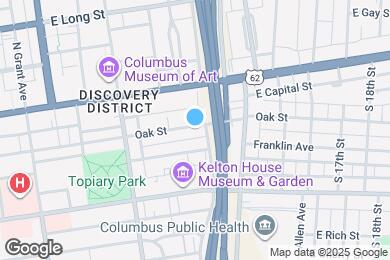 Map image of the property - 619 Oak St