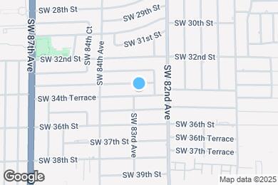 Map image of the property - 8261 SW 34th Ter