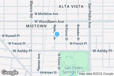 Map image of the property - 834 W Russell Pl