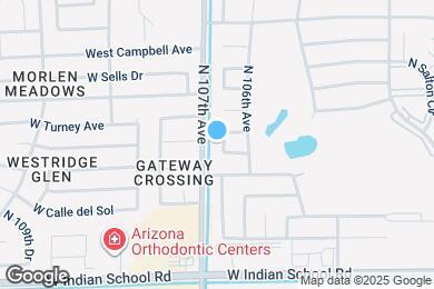 Map image of the property - 4316 N 106th Dr
