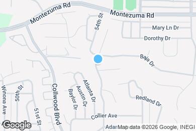 Map image of the property - 4895 54th St