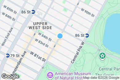 Map image of the property - 78 W 85th St