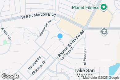 Map image of the property - 870 S Rancho Santa Fe Rd