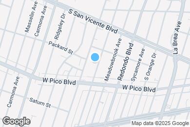 Map image of the property - 1337 S Cloverdale Ave