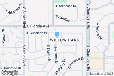 Map image of the property - 1520 S Evanston St