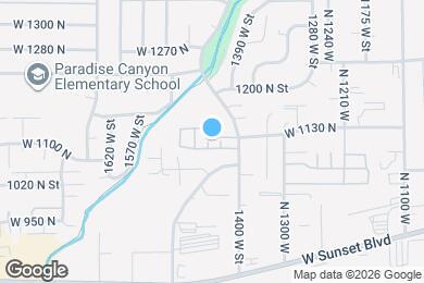 Map image of the property - 1075 N 1400 W