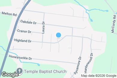 Map image of the property - 406 Highland Dr