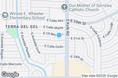 Map image of the property - 7033 E Calle Orion