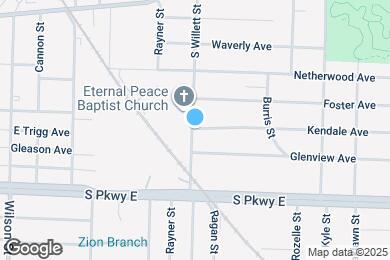 Map image of the property - 1531 Kendale Ave