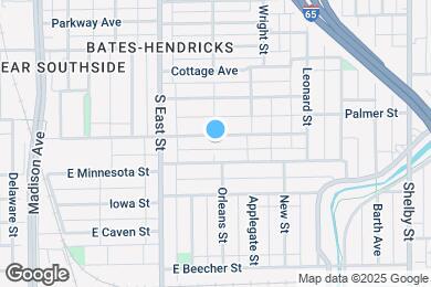 Map image of the property - 701 Lincoln St