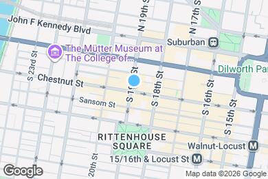 Map image of the property - 1837 Chestnut St