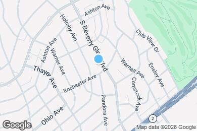 Map image of the property - Beverly Glen Apartments