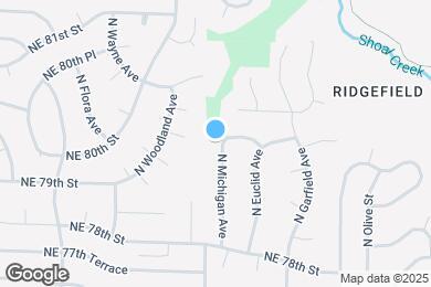 Map image of the property - 7924 N Michigan Ave