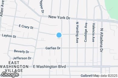 Map image of the property - 1523 N Grand Oaks Ave