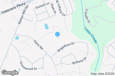 Map image of the property - 1129 Woodbriar Street