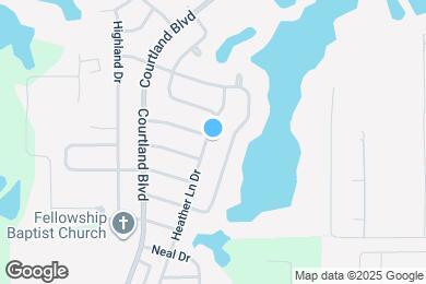 Map image of the property - 167 Heather Ln Dr