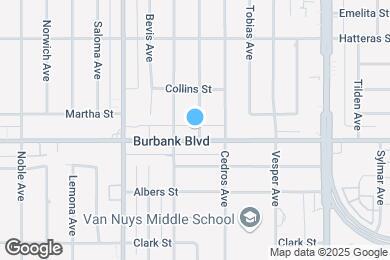 Map image of the property - Burbank Blvd Residences