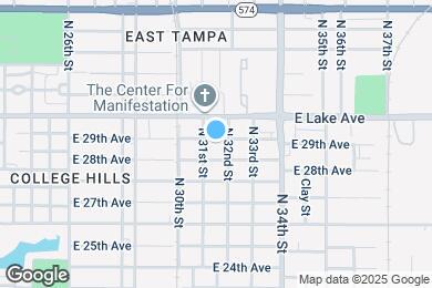 Map image of the property - 3107 E 29th Ave