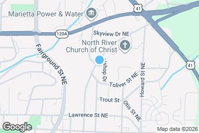 Map image of the property - 216 Austin Ave NE