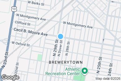 Map image of the property - 1644 N Dover St