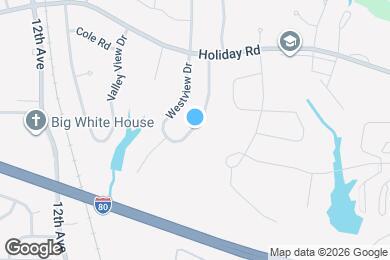 Map image of the property - 1421 Eastview Dr