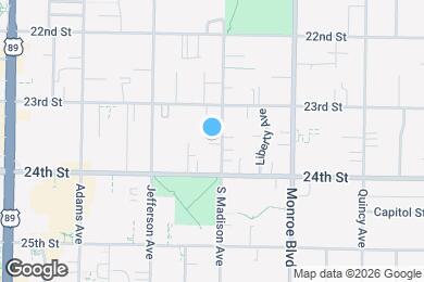 Map image of the property - 2347 S Madison Ave