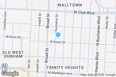 Map image of the property - 1004 Clarendon St