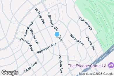 Map image of the property - 1371 S Beverly Glen Blvd