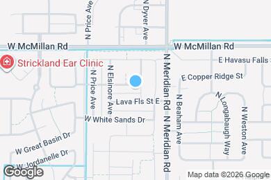 Map image of the property - 159 W Peach Springs St