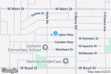 Map image of the property - 1400 Huntington Way