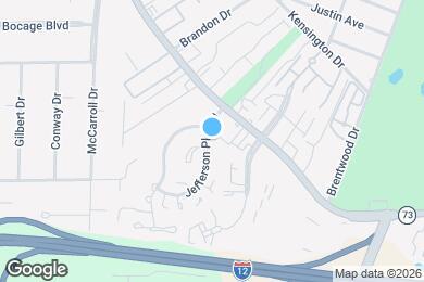 Map image of the property - 7956 Jefferson Place Blvd