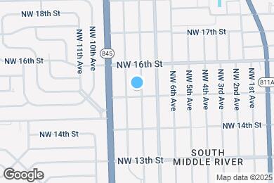 Map image of the property - 1505 NW 7th Ter