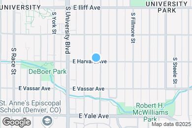 Map image of the property - 2501 S Columbine St