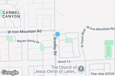 Map image of the property - 8737 Dodds Canyon St