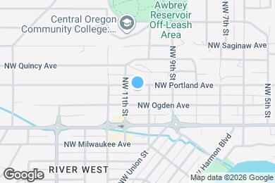 Map image of the property - 1031 NW Portland Ave