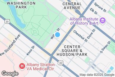 Map image of the property - 371 Hudson Ave