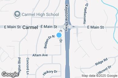 Map image of the property - 105 Belden Dr