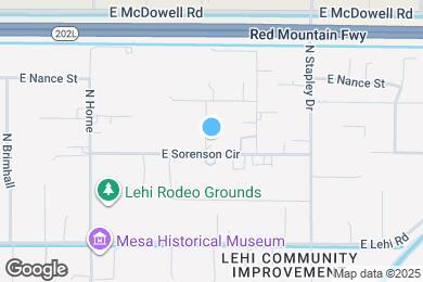 Map image of the property - 1010 E Sorenson Cir