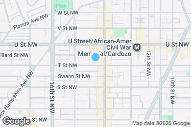 Map image of the property - 1413 T St NW