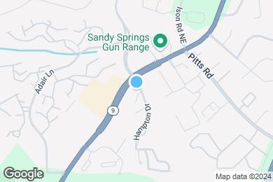 Map image of the property - The Addison at Sandy Springs