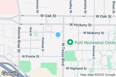 Map image of the property - 218 North Texas
