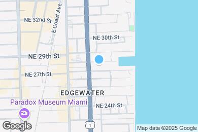 Map image of the property - Blu27 at Edgewater