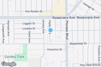 Map image of the property - 14424 Flallon Ave