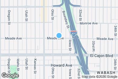 Map image of the property - 3073 Meade Ave Apartments